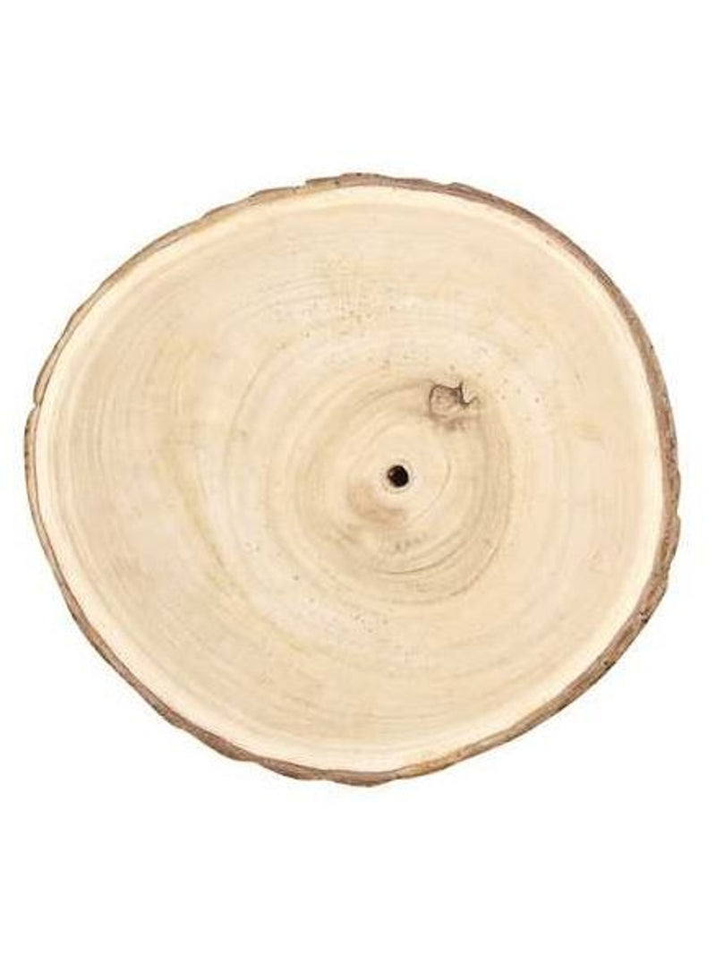 Round Paulownia Wood Slab