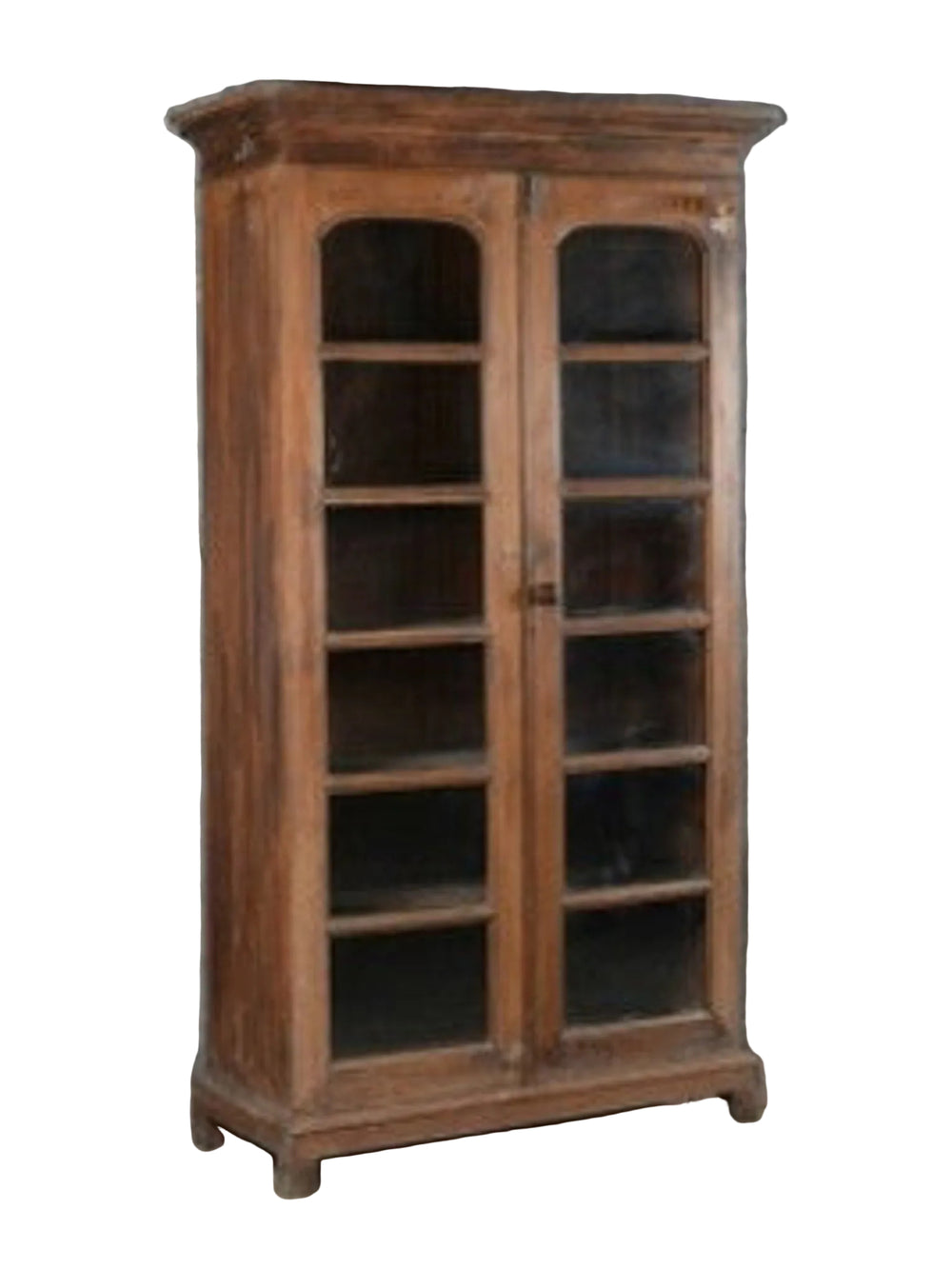 Vintage Wood and Glass Cabinet