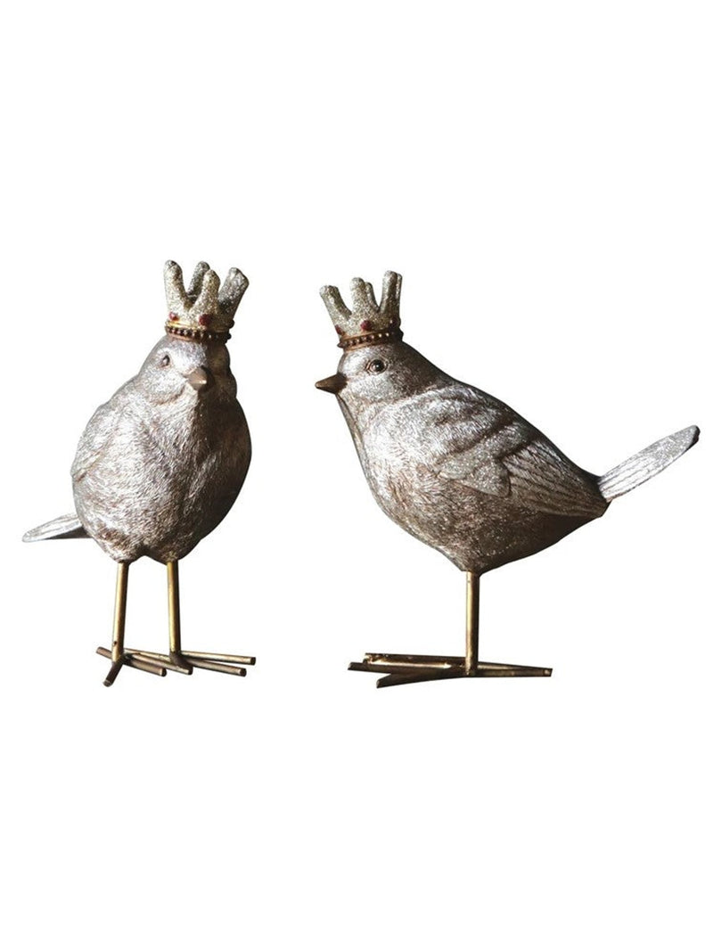 Resin Bird w/Crown