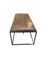Loftin II Leather Ottoman