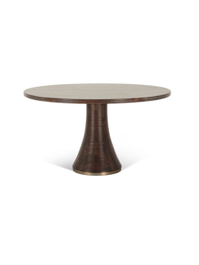 Bijou Round Dining Table | Dark Sienna