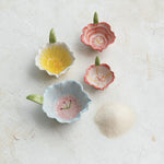Hand Painted Stoneware Prep Bowls | Set of 4