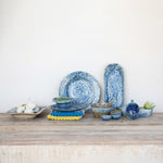 Stoneware Bowl | Crackle Glaze | Blue