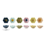 Stoneware Flower Shaped Bowl | Reactive Glaze