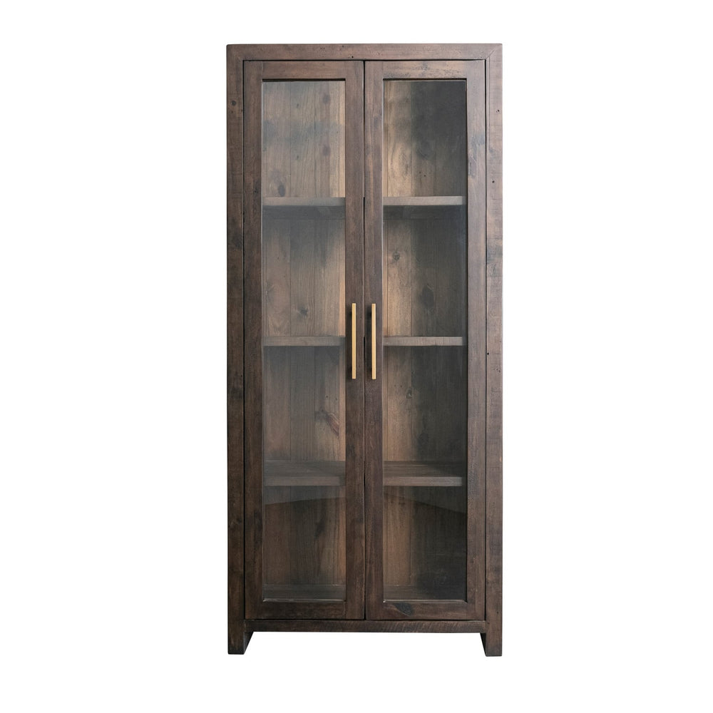 Recycled Pine Wood 2 Door Cabinet | 35 x 15 x 78