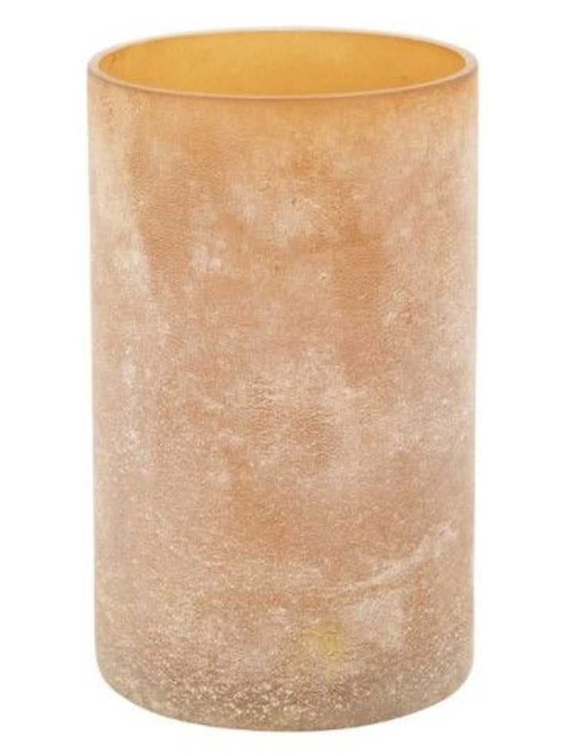 Amber Glass Votive Holder
