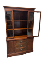 Sheraton Style Mahogany China Cabinet