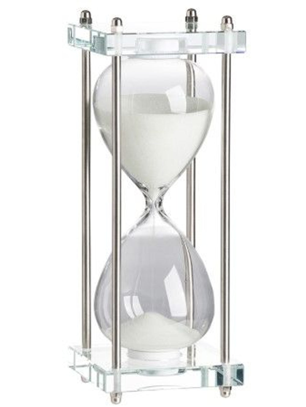 Hourglass White Sand w/Stand