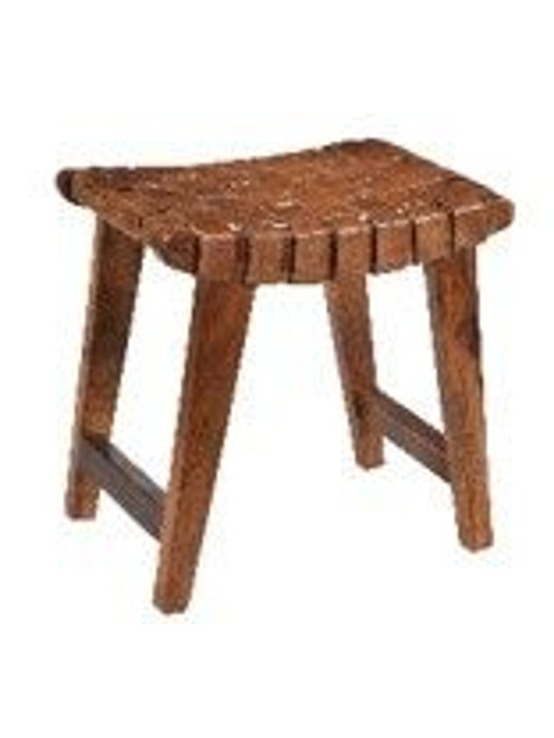 Keenan Leather Stool