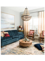 Anastasia Sand | Lt. Blue Rug 5x8