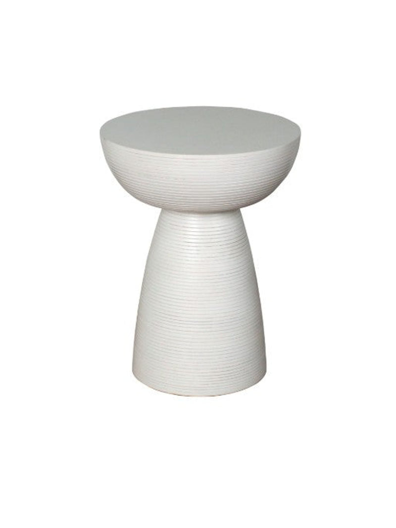 Mango White Side Table