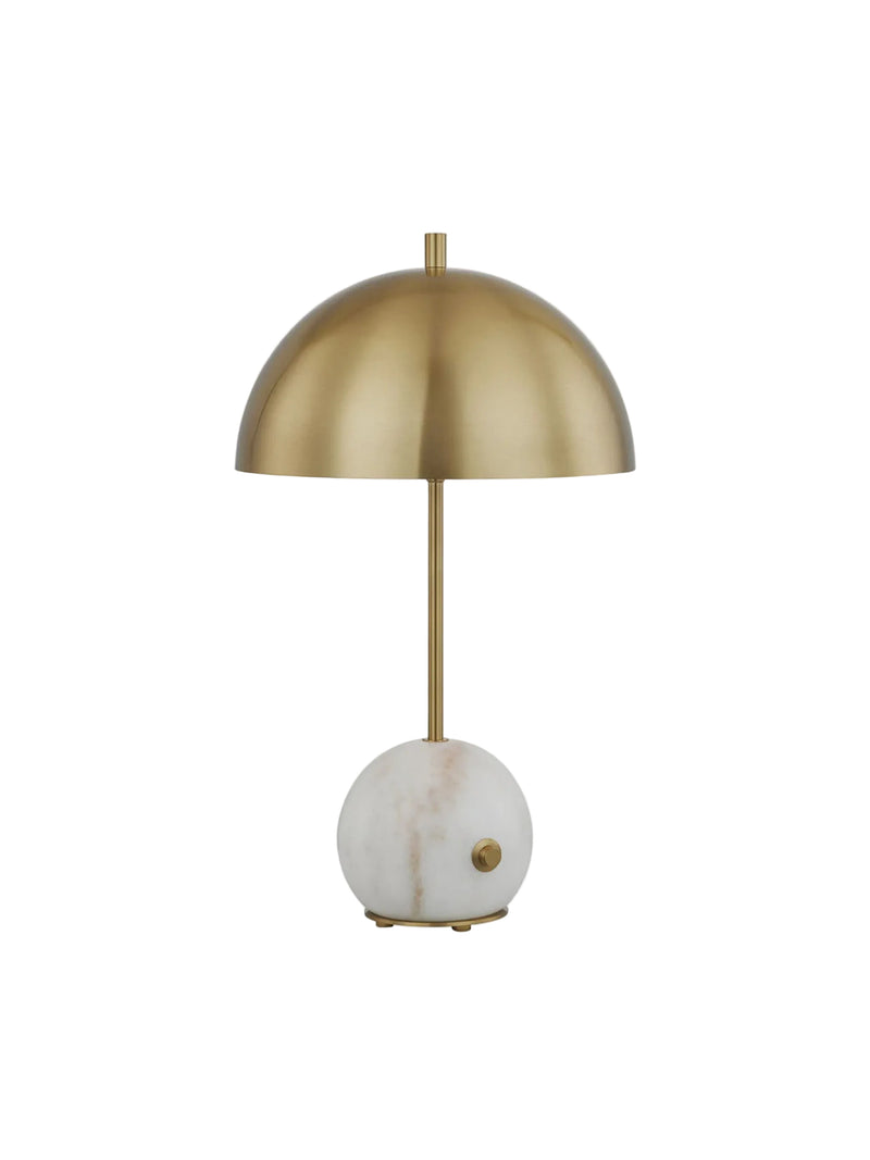 Caruthers Table Lamp | Marble & Iron | 20 x 60