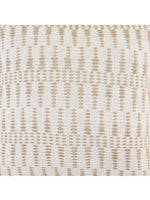 Natural White Tassel 20" Pillow