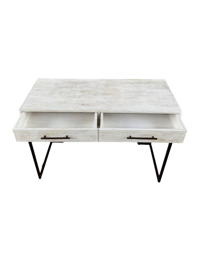 Meredith Desk | White BRZ