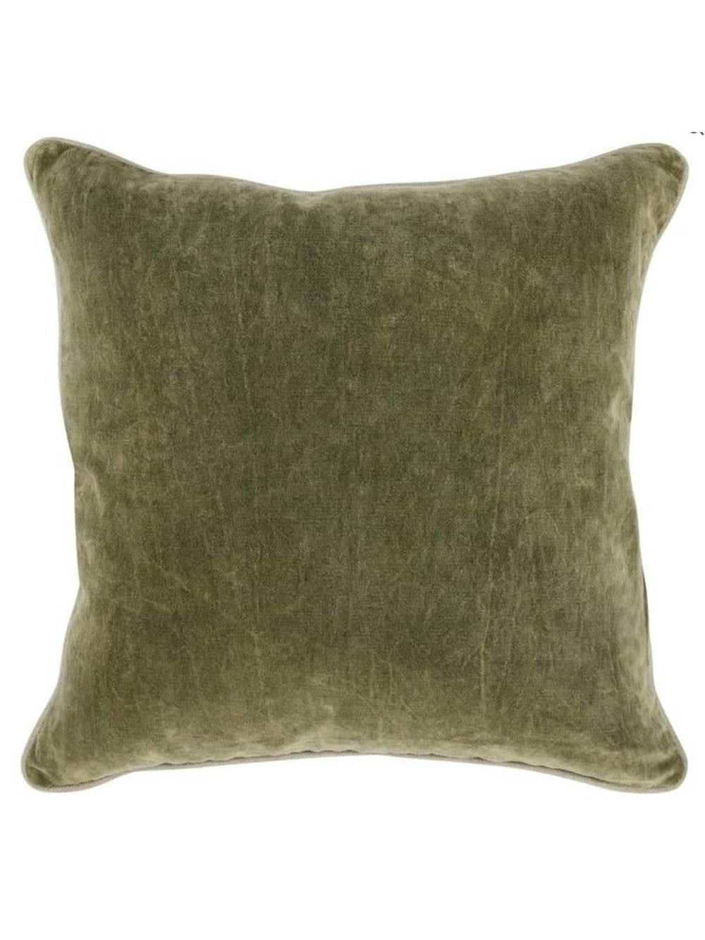 Heirloom Velvet Pillow 22" | Moss