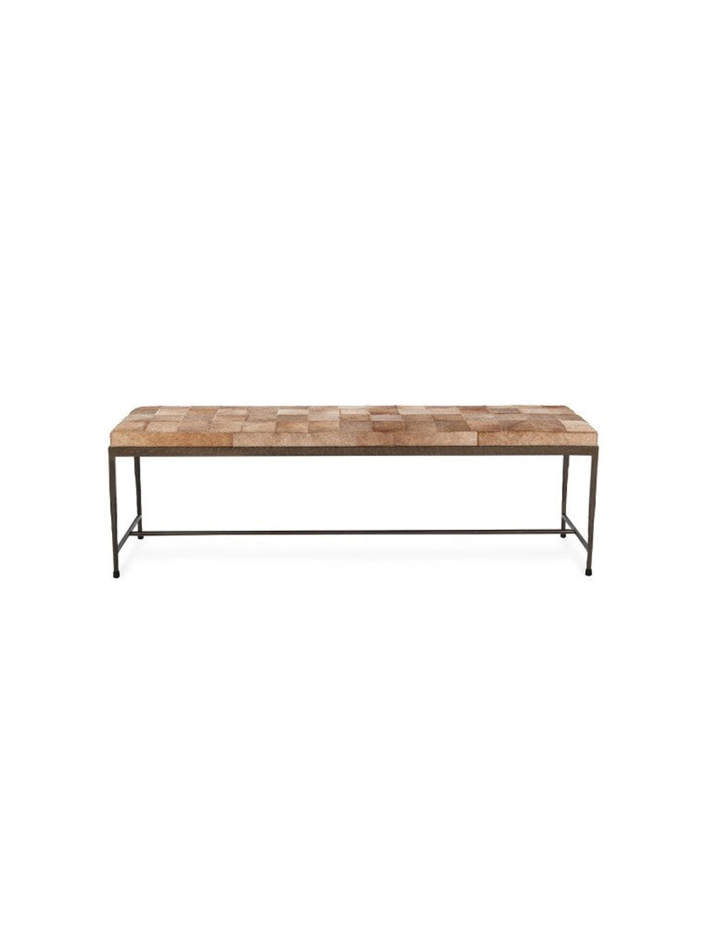 Achen 60" Hair on Hide Bench | Canyon Sand
