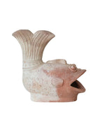 Terra-Cotta Fish Shaped Container