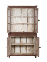 Wood & Glass 2PC Cabinet