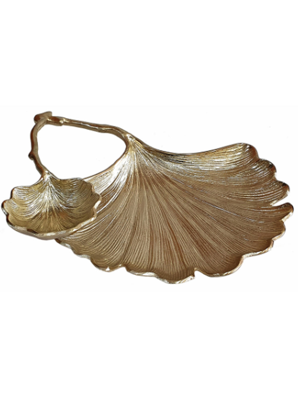 Gingko Leaf Bowl w/side plate