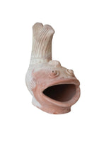 Terra-Cotta Fish Shaped Container