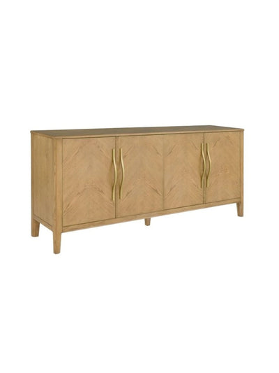 Maxwell Credenza | Sunlit Oak | 80 x 20 x 36