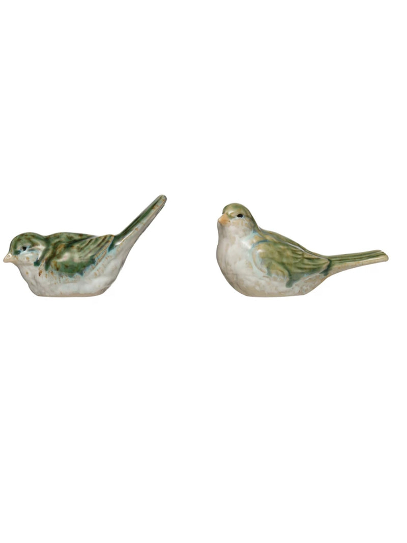 Stoneware Bird | Green