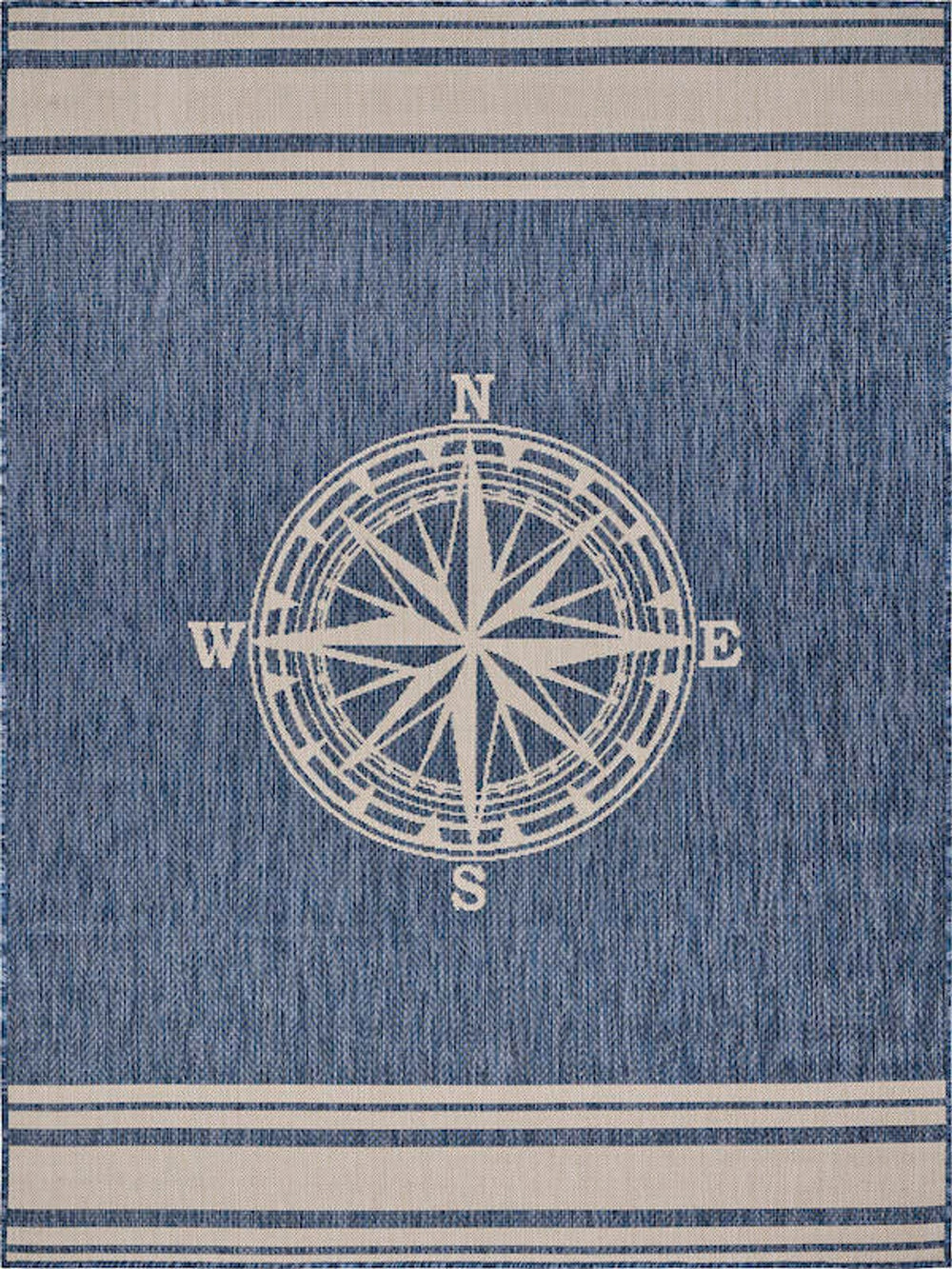 Compass Rug|Azure