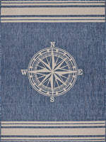 Compass Rug|Azure