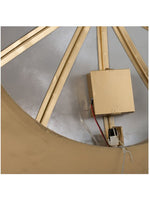 Gold Round LED Light