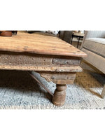 Wooden Carving Coffee Table | 65.5"