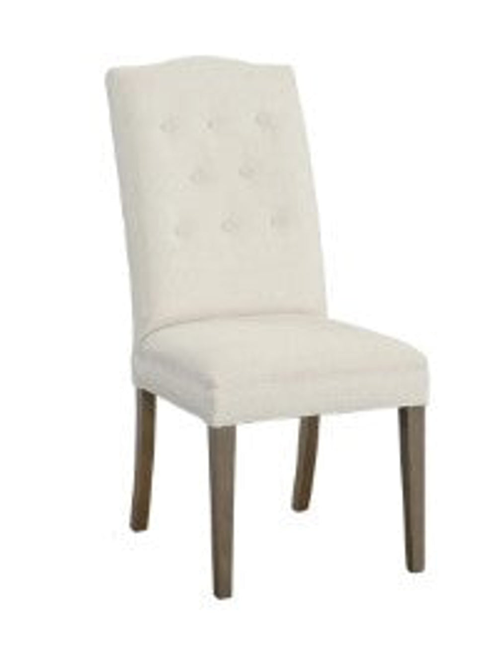 Camel Back Dining Chair w/ Buttons