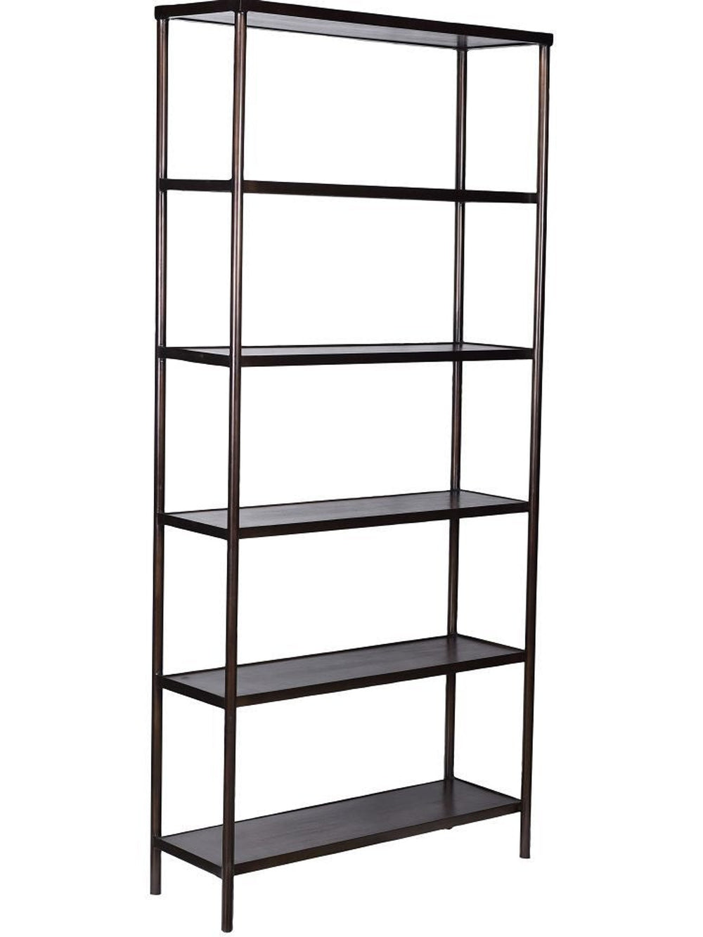 Zane 5 Shelf Bookcase BRZ