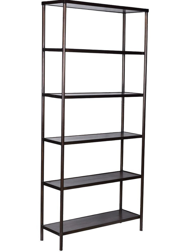 Zane 5 Shelf Bookcase BRZ