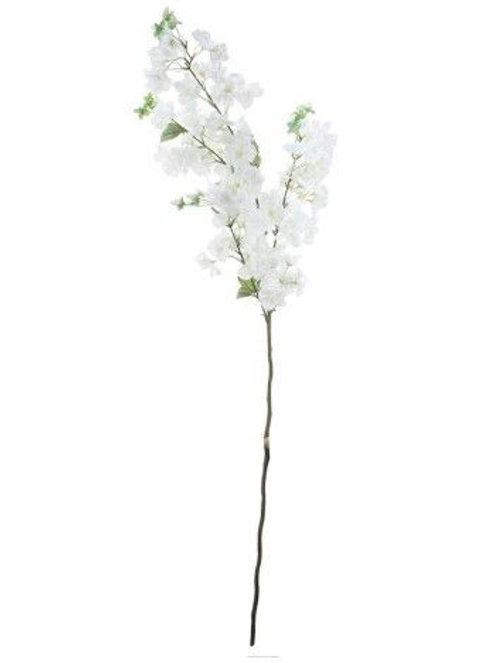 Faux Cherry Blossom Stem | White