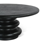Bilboa 36" Coffee Table in Distressed Black