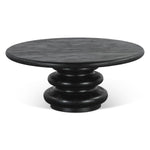 Bilboa 36" Coffee Table in Distressed Black