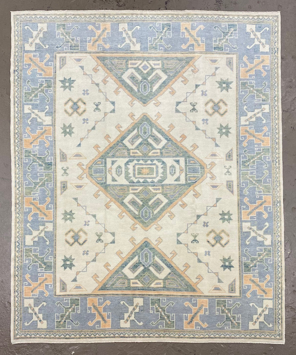 Turkish Oushak Rug 6 | 8'5" x 11'