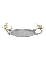 Alana Tray w/Birds on Handles 14”