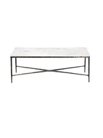 Marble and Bronze Coffee Table