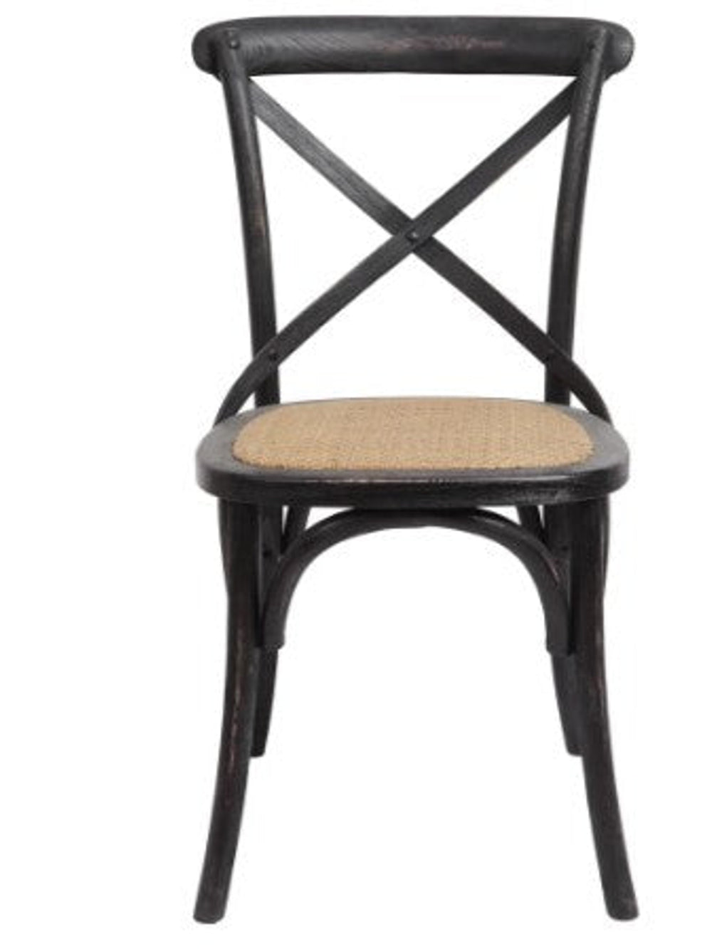 Brody X-Back Dining Chair | Black