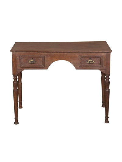 Center Curved Wood Desk