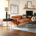 Santa Cruz Round Side Table | Mango Wood | Iron