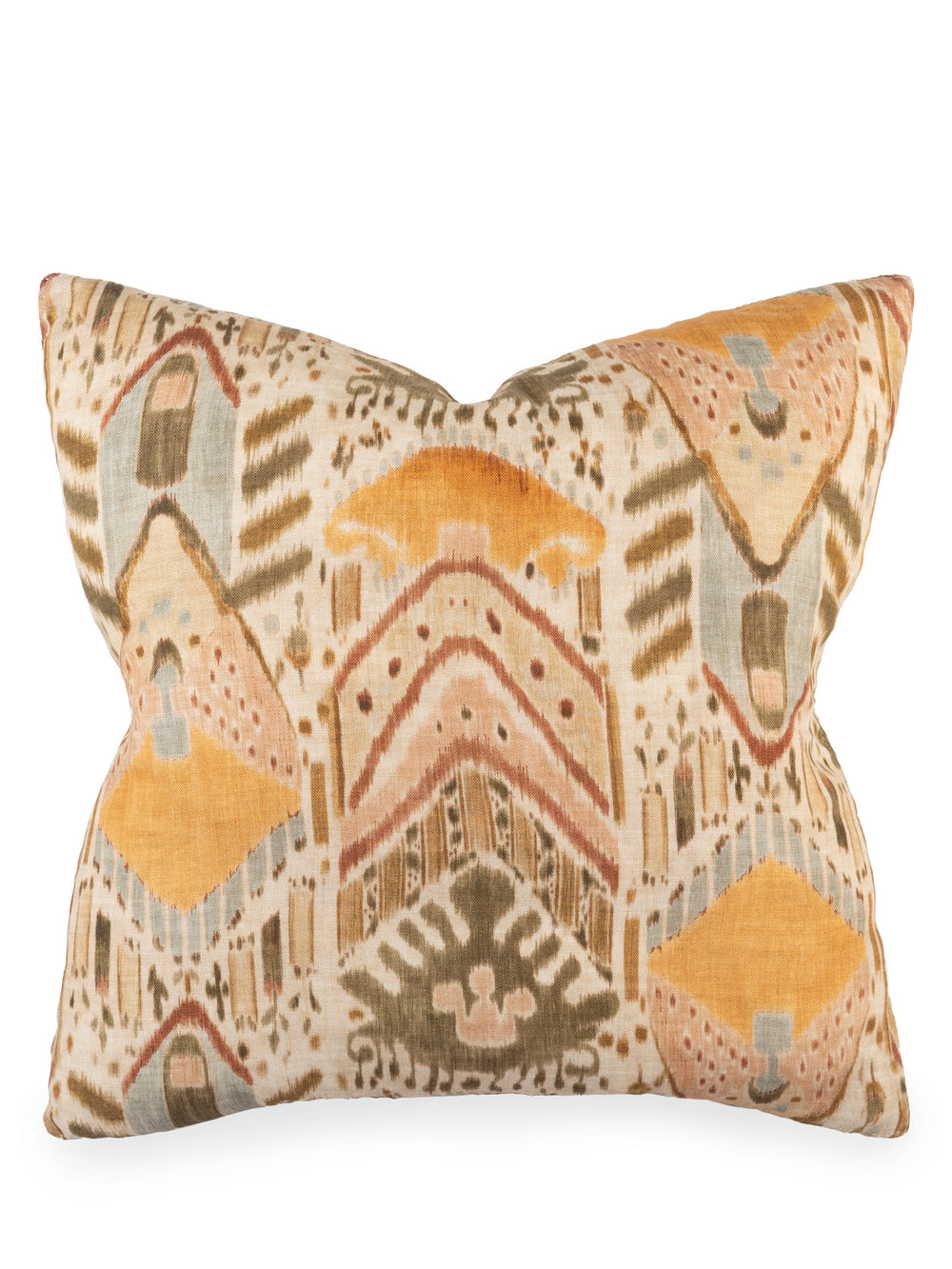 Maze | Ochre Pillow | 21 x 21