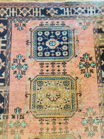 Vintage Turkish Oushak Rug | 5' x 12'3"