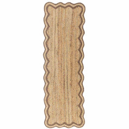 Scalloped Edge Jute Rug