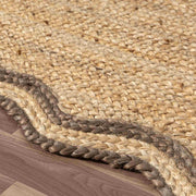 Scalloped Edge Jute Rug