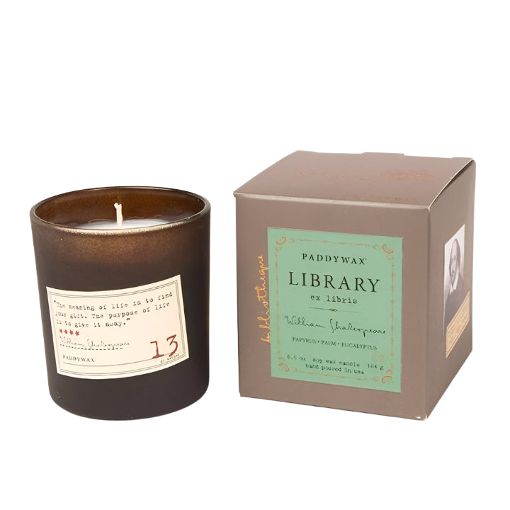 Shakespeare Library Candle