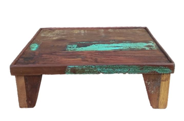 Reclaimed Wood Pedestal 12”