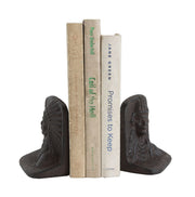 Cast Iron Chief Bookends