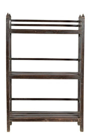 Dark Open Shelf Bookcase